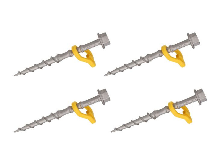 Haba Alu-Camp Schraubheringe 15 cm – 4er-Set