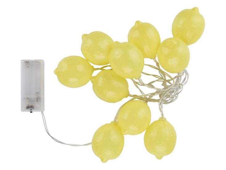 Articasa Lichterkette mit Zitronenlampen