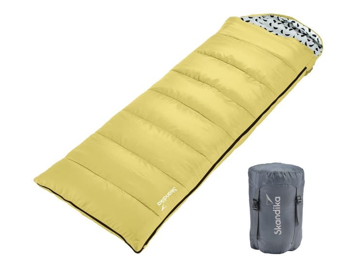 Skandika Iceland L schlafsack - Yellow