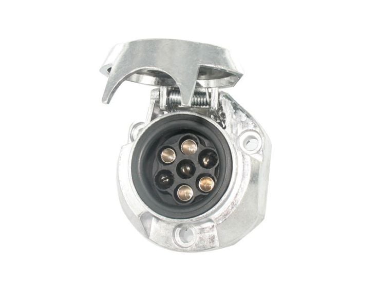 TrailerParts 7-polige Buchse - Metall