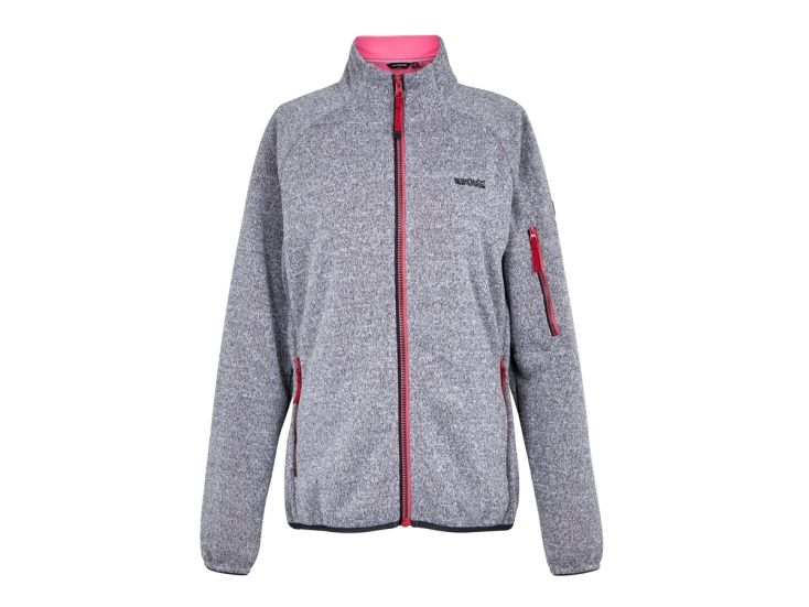 Regatta RAVENHILL Damen Fleecejacke - Grey/Pink