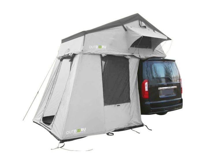 OutdoorU Family Plus Flex 25 Dachzelt - Nordic Blue