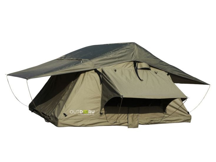OutdoorU Expedition 4 Personen Dachzelt - Green