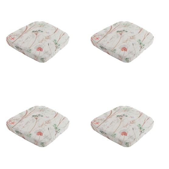 Madison Donna Sitzkissen aus natürlichem Canvas Eco+ - 4er-Set