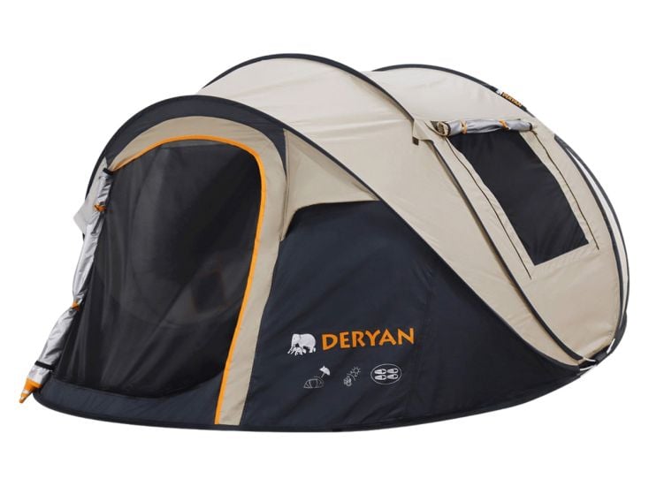 Deryan 4P Pop-Up Zelt – Sand