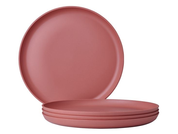 Mepal Silueta 260 mm Set von 4 Essteller - Red