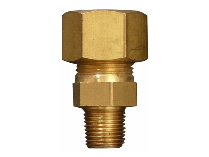 Gimeg gerade Spitzenstück - 3/8 Zoll außen x 6/8 mm