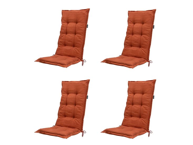 Madison Basic terra Gartenstuhlkissen - 4er Set