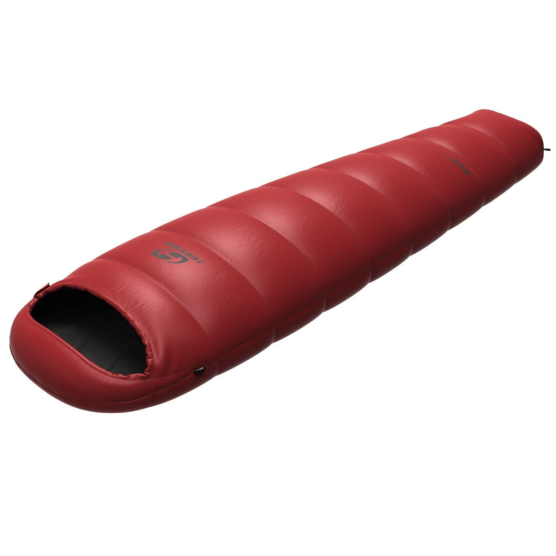 Hannah Outdoor Bike 100 Salsa links roter Mumienschlafsack
