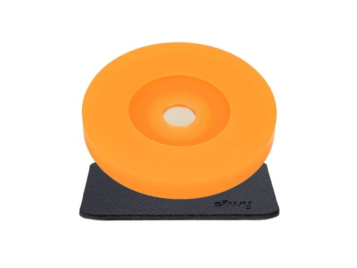 Silwy Stielgläser Magnet-Kondom mit Pad - Orange