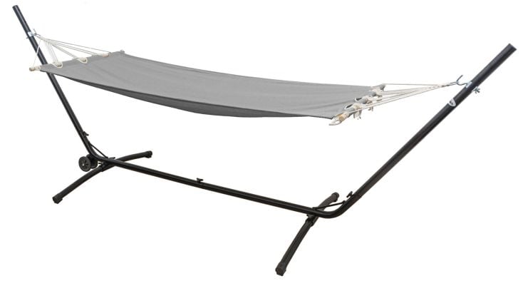 AMANKA 335 x 100 cm Hängematte mit Gestell - Grey