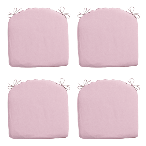 Madison Panama Sitzkissen in zartem Rosa – 4er-Set