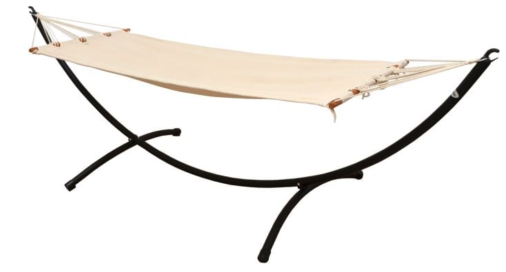 AMANKA 300 x 100 Hängematte mit Gestell - Beige