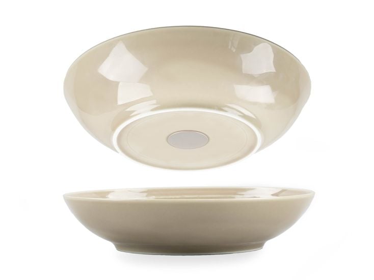 Silwy ⌀21 cm Set von 2 Magnet-Porzellan-Food-Bowls - Ivory