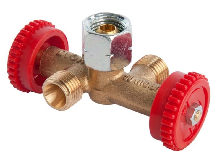 Badé 1/4 links 2-fach Verteiler
