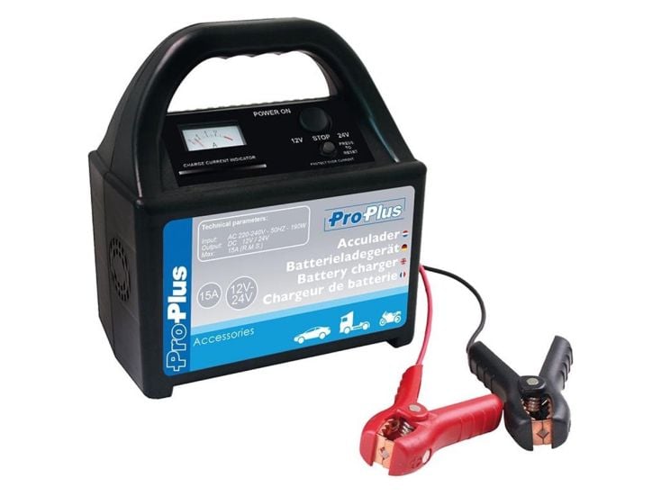 ProPlus 12/24 Volt Batterieladegerät - 15 Ampere