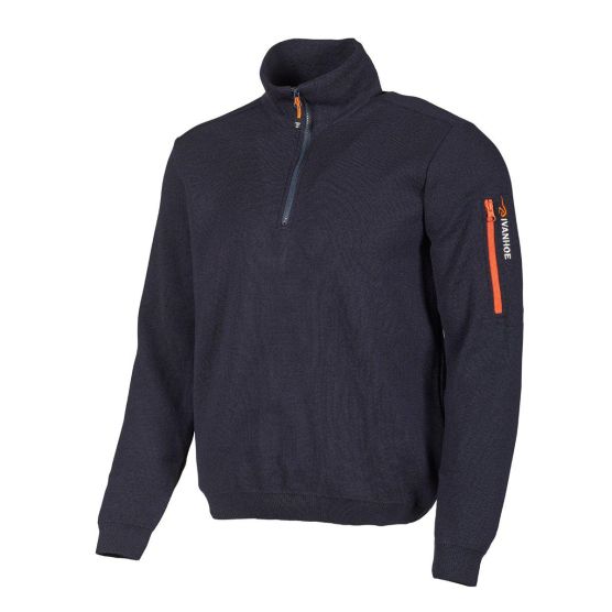 Ivanhoe Hadar Half Zip blaue Herrenweste