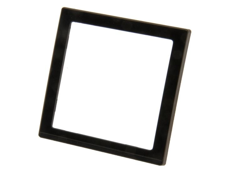 BBA 1-Fach Abdeckrahmen - Black