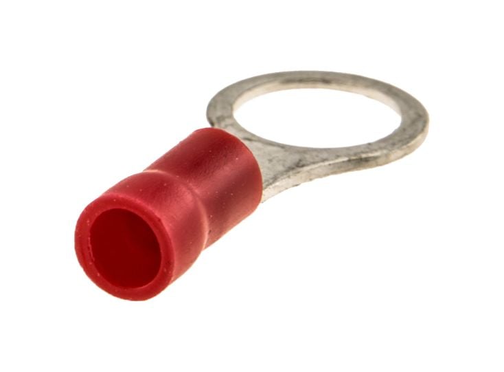 Ringkabelschuh rot Set mit 10 Stück - 8,4 MM