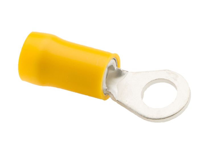 Ringkabelschuh gelb Set mit 5 Stück - 5,3 mm