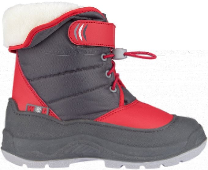 Winter-Grip Hoppin' Bieber Schneestiefel Jr - Anthrazit/Rot