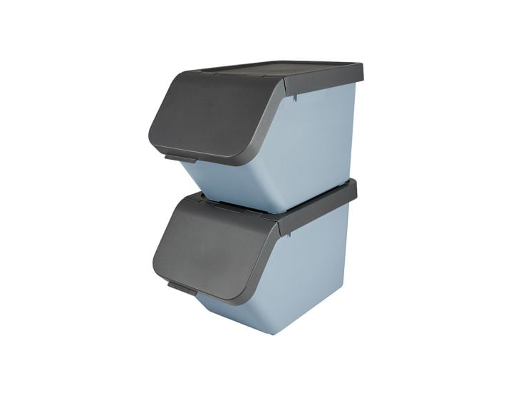Sunware Sigma home 2er-Set 30L Sortiereinheit + deckel - blau