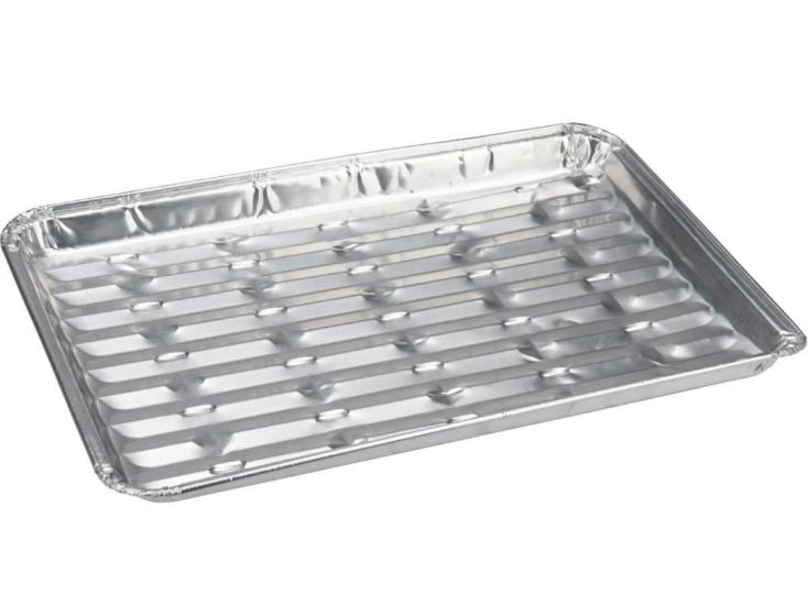 BBQ 24 x 16 x 1,5 cm Aluminium Grillschale - 4 Stück