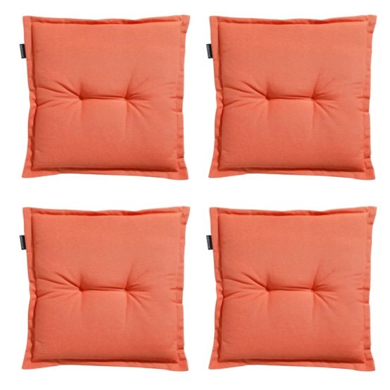 Madison Panama Flame Orange Sitzkissen - 4er Set