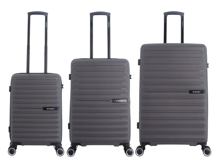 Saxoline Fiesta 55/67/77 cm Reisekoffer - Grey