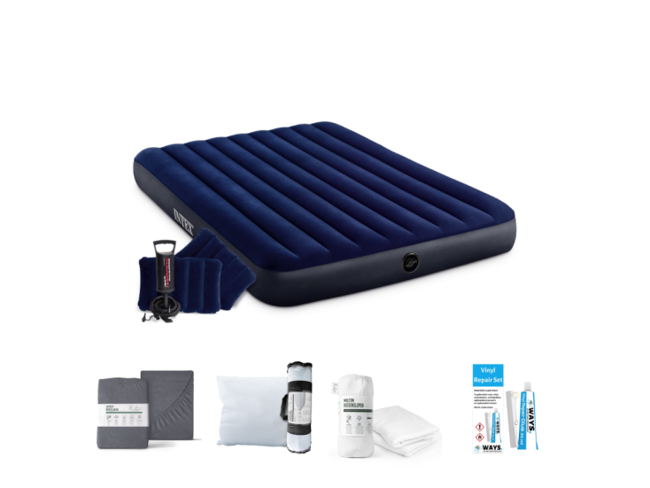 Intex Classic Downy 203 x 152 cm Luftmatratzen-Set - 
5-teilig