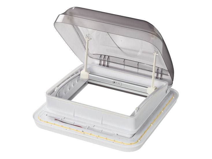 ProPlus 40 x 40 cm Dachluke mit LED-Beleuchtung