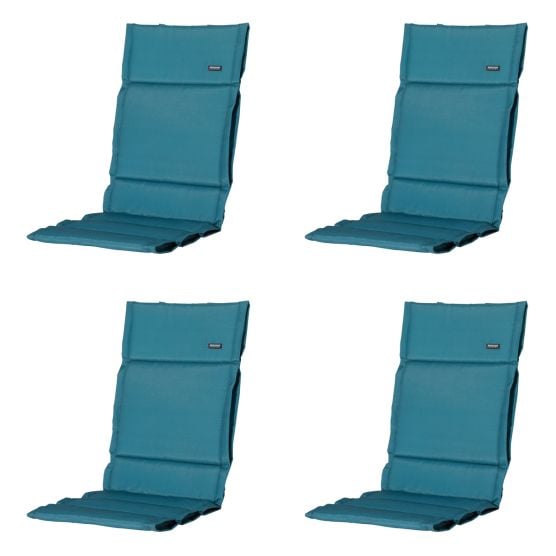 Madison Panama meerblaues Gartenkissen - 4er-Set
