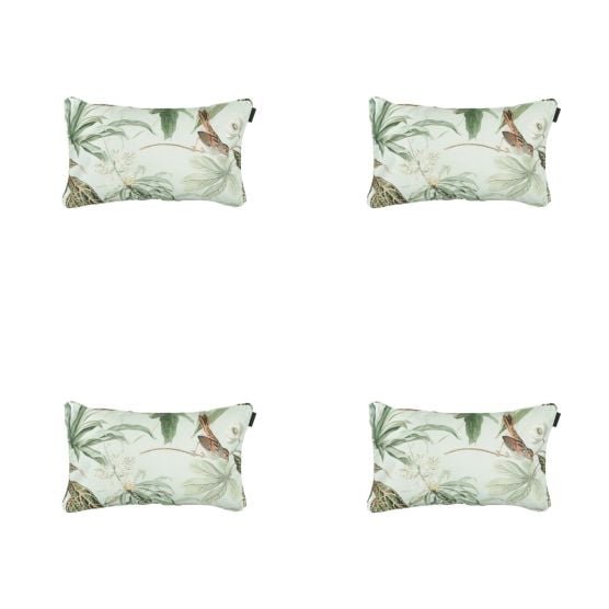 Grünes Dekokissen Madison Grasse - 4er-Set