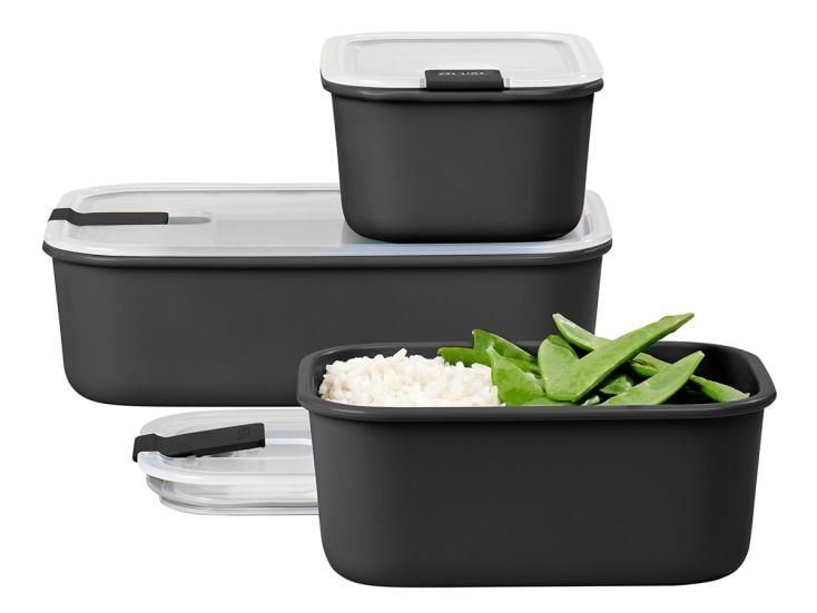 Mepal EasyClip 3er-Set Frischhalteboxen - Black