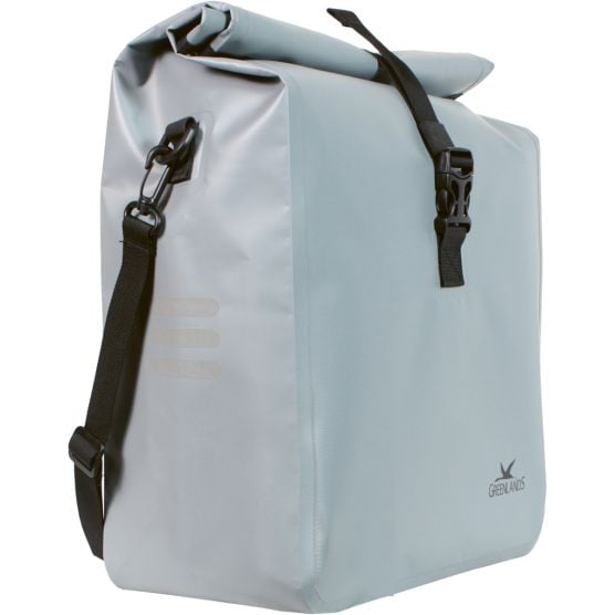 Greenlands Waterproof 23 einzelne Gepäckträgertasche - Silver