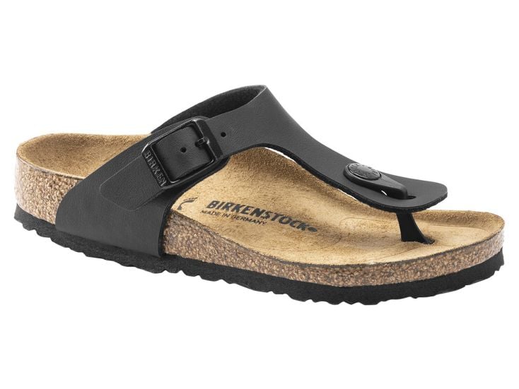 Birkenstock Gizeh BF Black schmale Kinder Zehentrenner