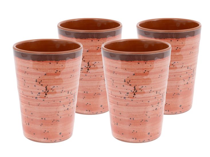 Bo-Camp Halo Clay Becher - 4er-Set