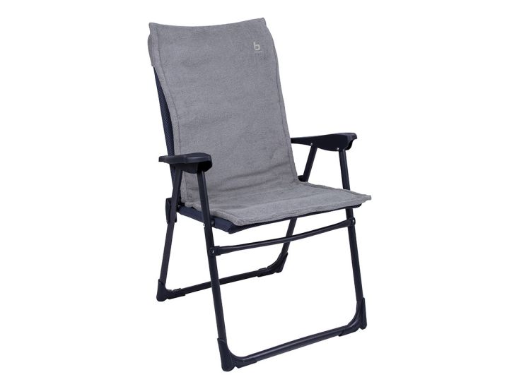 Bo-Camp Größe S Grey Universal gepolsteter Stuhlbezug