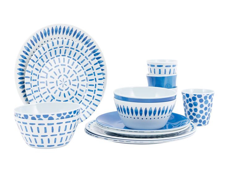 Bo-Camp Mix & Match Breeze Geschirrset - 16-teilig