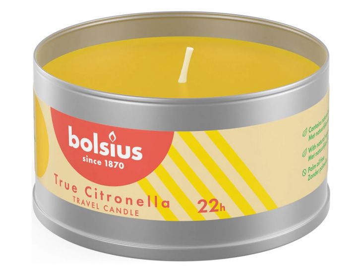 Bolsius Citronella-Kerze in Blechdose
