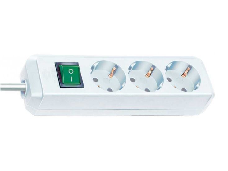 Brennenstuhl Eco-Line 3-fach Steckdose mit Schalter