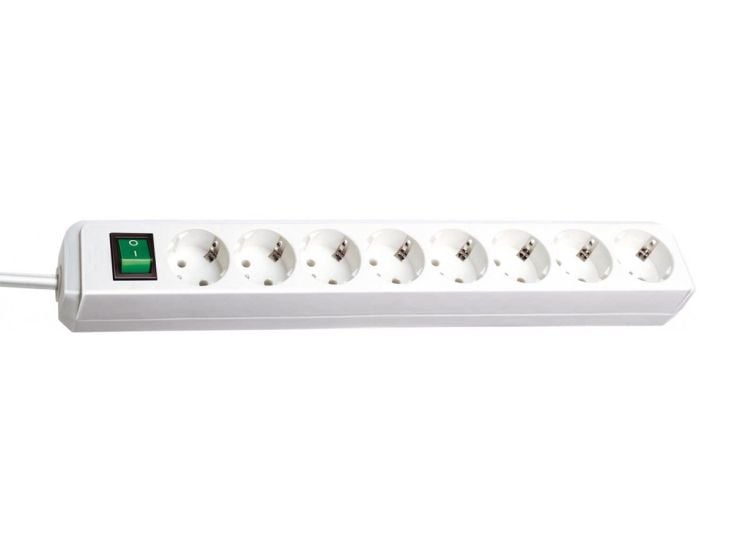 Brennenstuhl Eco-Line 8-fach Steckdose mit Schalter