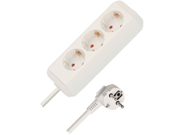 Brennenstuhl Eco-Line 3-fach Steckdose - 1,5 Meter