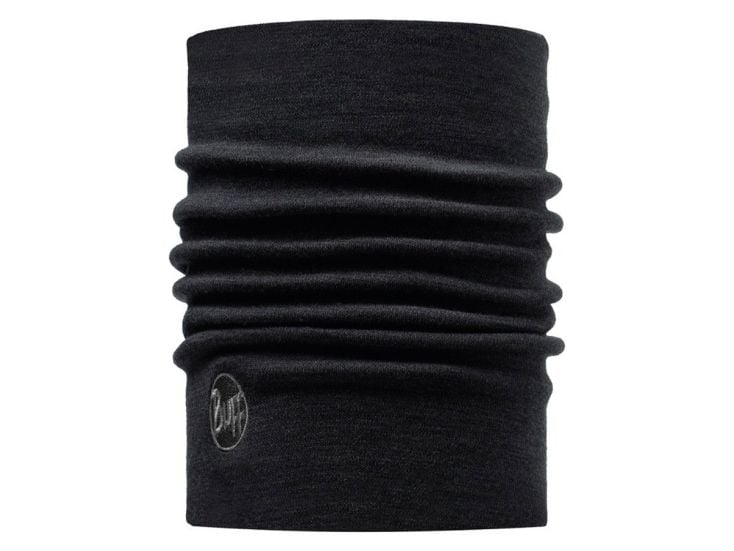 Buff HW Merino Wool Solid Black Schal