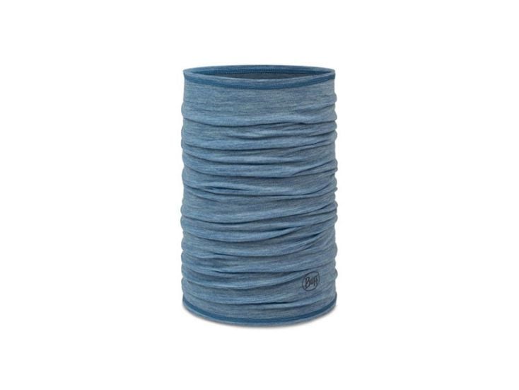 Buff Merino Lightweight Halswärmer – Solid Lake Blue
