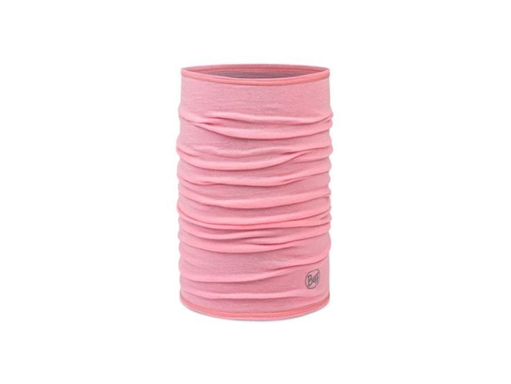 Buff Merino Lightweight Halswärmer – Solid Rose Pink
