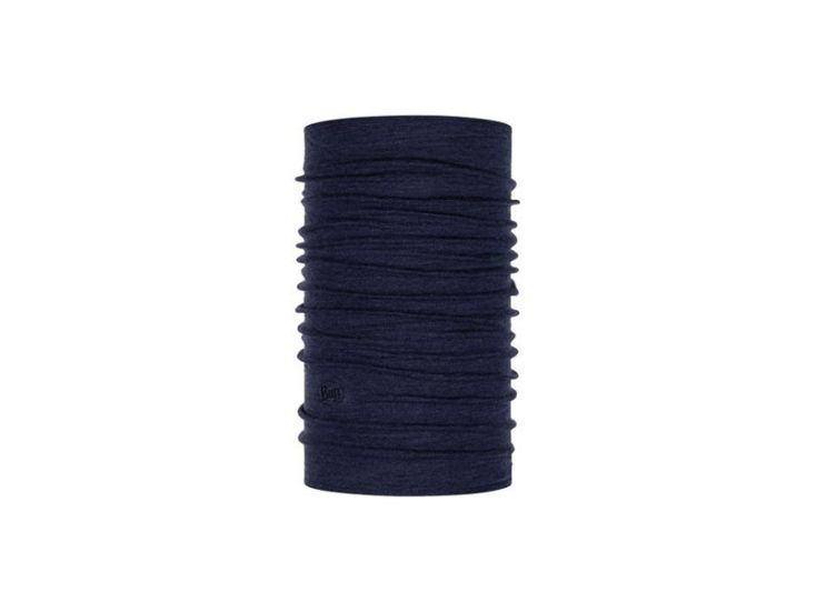 Buff Merino Midweight Halswärmer - Melange Night Blue