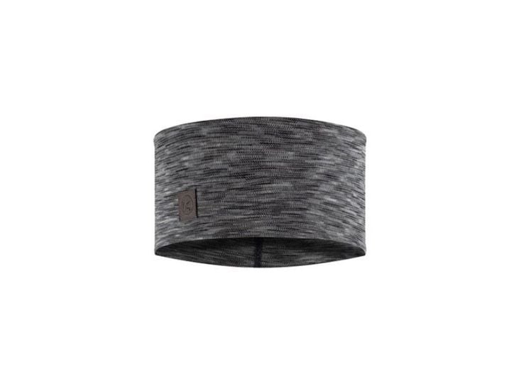 Buff Merino Heavy Stirnband - Multistripes Fog Grey