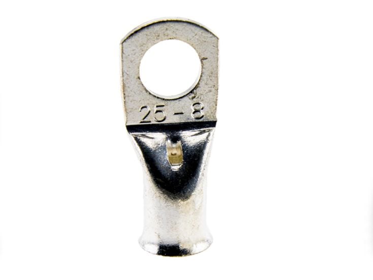 Rohrkabelschuh M8 (5 Stück) – 25 mm²