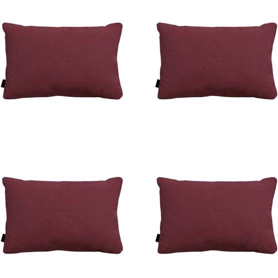 Madison Panama Bordeaux Dekokissen - 4er Set